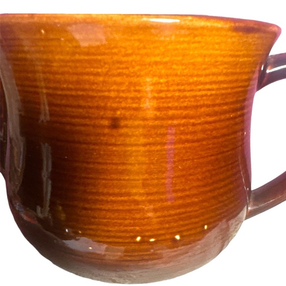 Vtg Red Wing Pottery USA Village Green & Brown Teapot 54oz - Picture 3 of 9